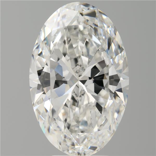 6.54 ct. oval Lab Grown Diamond front image