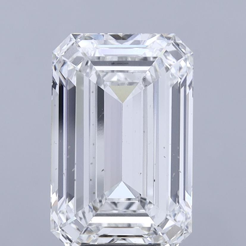 6.07 ct. emerald Lab Grown Diamond front image