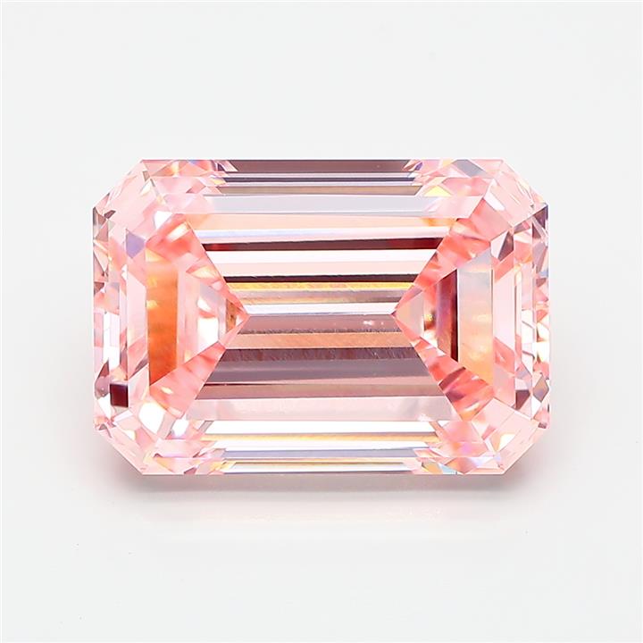 8.09 ct. emerald Lab Grown Diamond front image