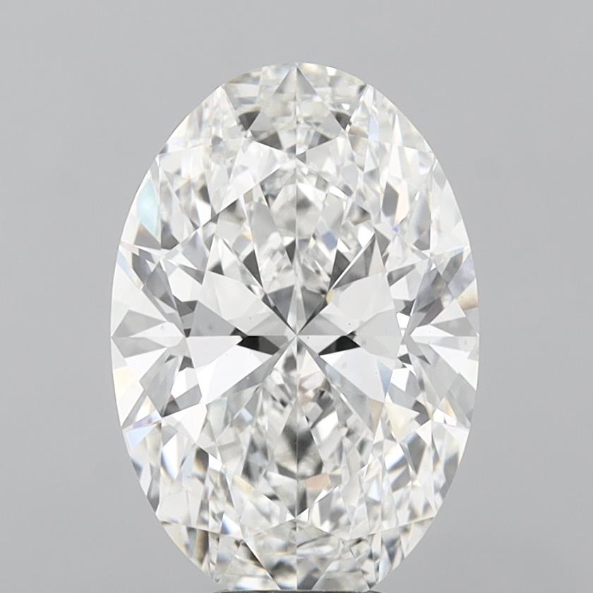 7.05 ct. oval Lab Grown Diamond front image