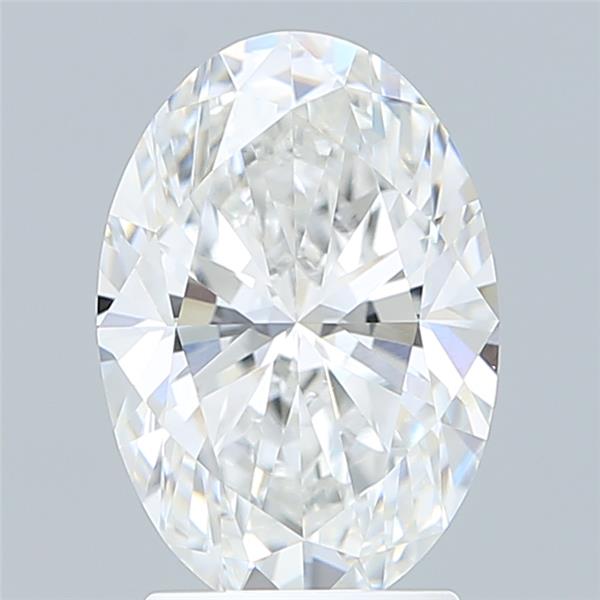2.57 ct. oval Lab Grown Diamond front image