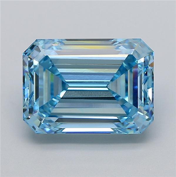 7.05 ct. emerald Lab Grown Diamond front image