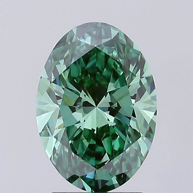 2.03 ct. oval Lab Grown Diamond front image