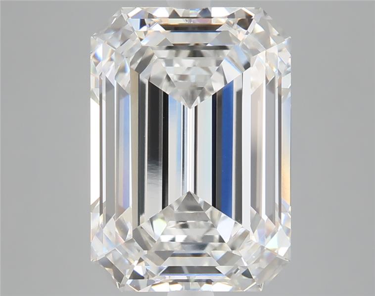 6.20 ct. emerald Lab Grown Diamond front image