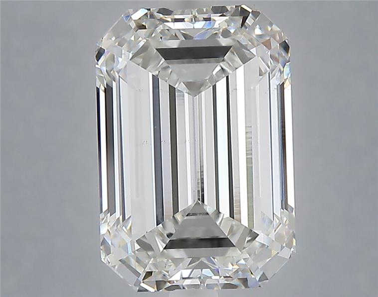 5.36 ct. emerald Lab Grown Diamond front image