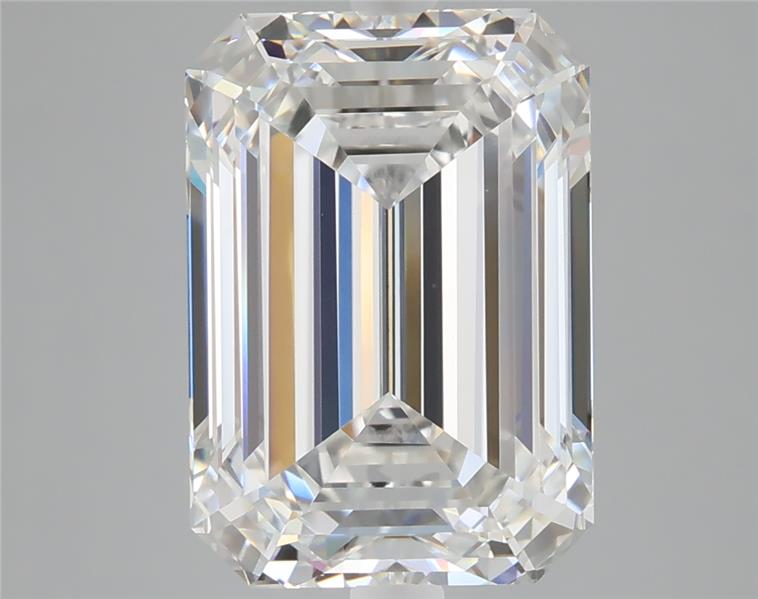 6.09 ct. emerald Lab Grown Diamond front image