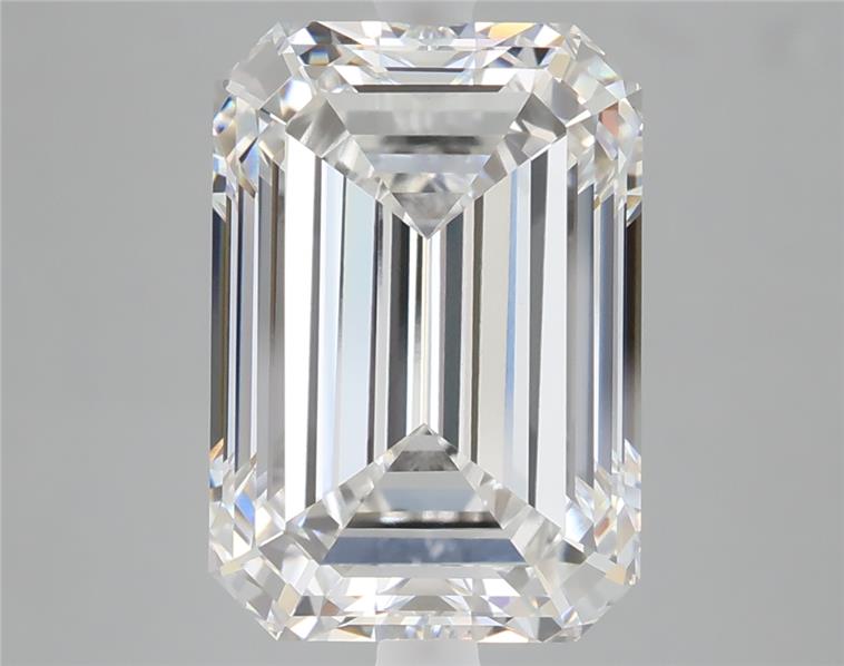 6.03 ct. emerald Lab Grown Diamond front image