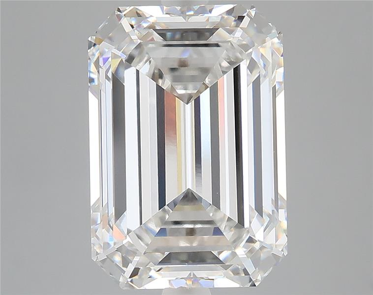 6.09 ct. emerald Lab Grown Diamond front image