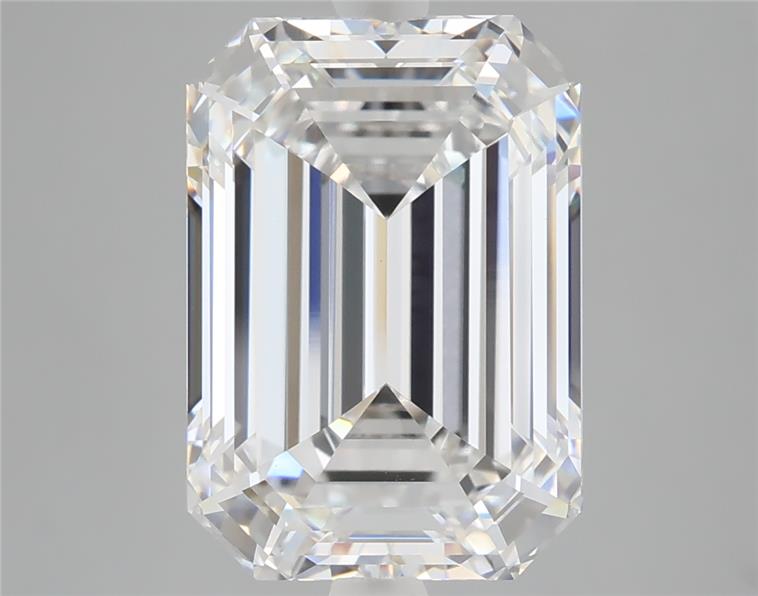 6.02 ct. emerald Lab Grown Diamond front image