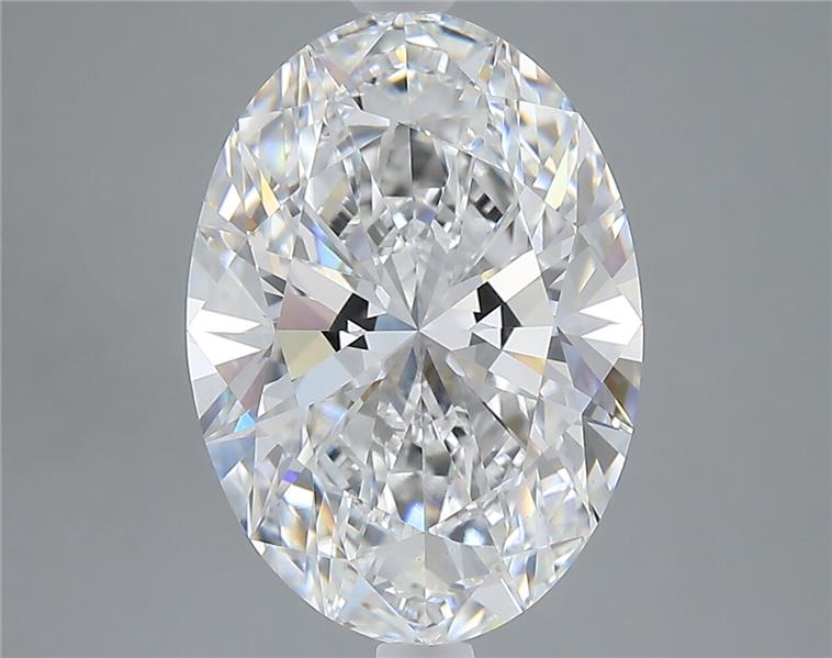 5.26 ct. oval Lab Grown Diamond front image