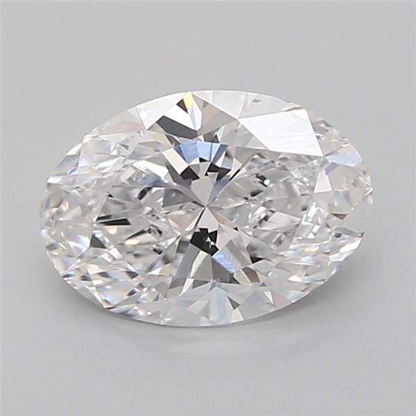 2.08 ct. oval Lab Grown Diamond front image