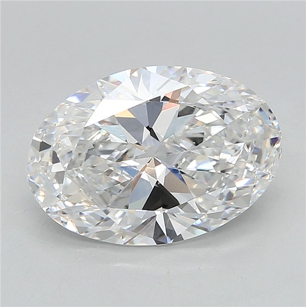 2.91 ct. oval Lab Grown Diamond front image
