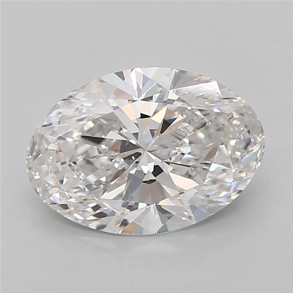 2.57 ct. oval Lab Grown Diamond front image