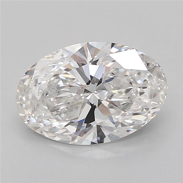 2.55 ct. oval Lab Grown Diamond front image