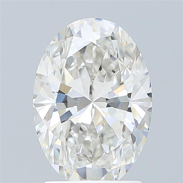 2.10 ct. oval Lab Grown Diamond front image