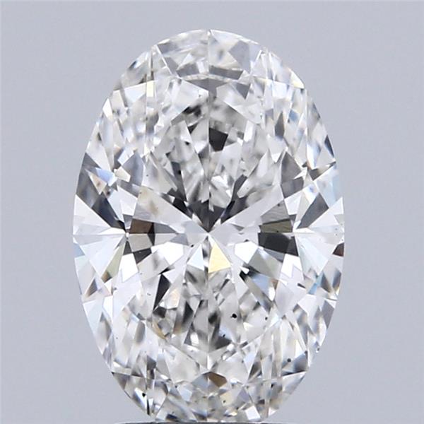2.08 ct. oval Lab Grown Diamond front image