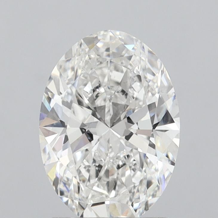 2.07 ct. oval Lab Grown Diamond front image