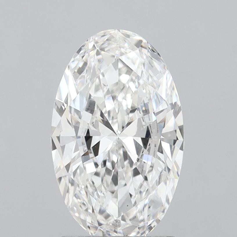 2.10 ct. oval Lab Grown Diamond front image