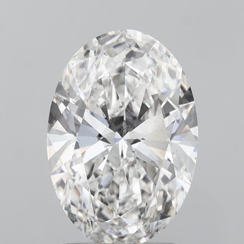 2.06 ct. oval Lab Grown Diamond front image