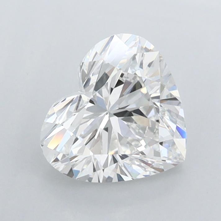 1.03 carat e IF EX Cut IGI heart diamond