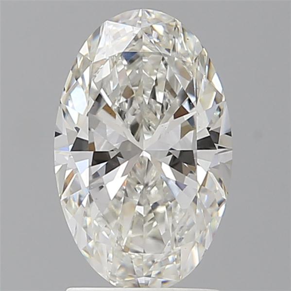 2.02 ct. oval Lab Grown Diamond front image