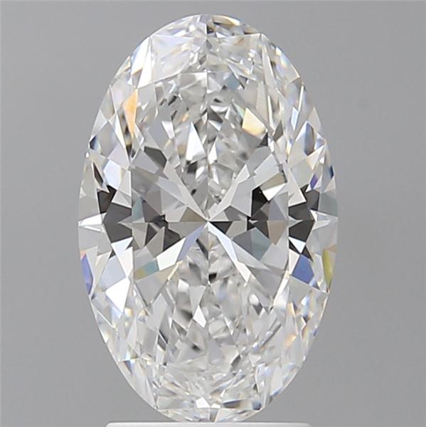 2.58 ct. oval Lab Grown Diamond front image