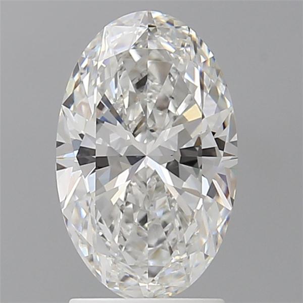 2.10 ct. oval Lab Grown Diamond front image