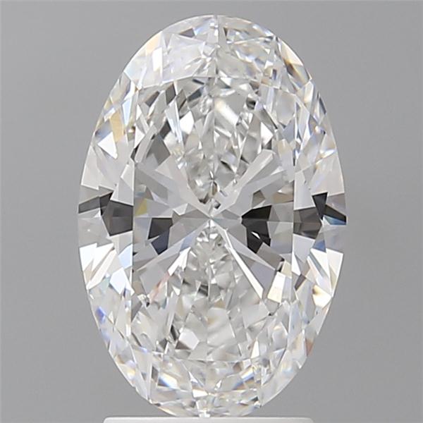 2.55 ct. oval Lab Grown Diamond front image