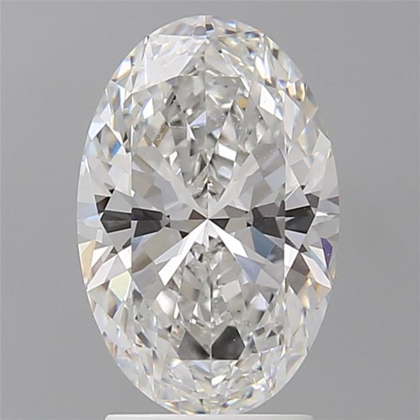 2.55 ct. oval Lab Grown Diamond front image