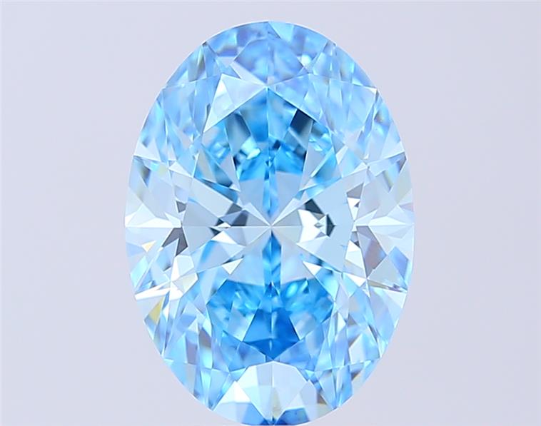 4.05 ct. oval Lab Grown Diamond front image