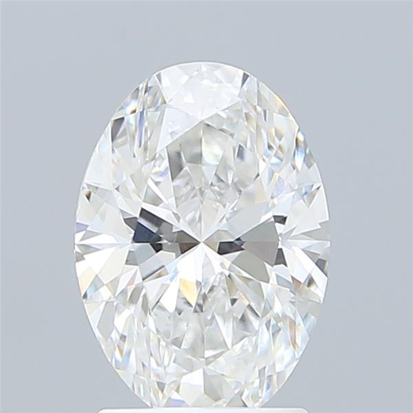 2.10 ct. oval Lab Grown Diamond front image