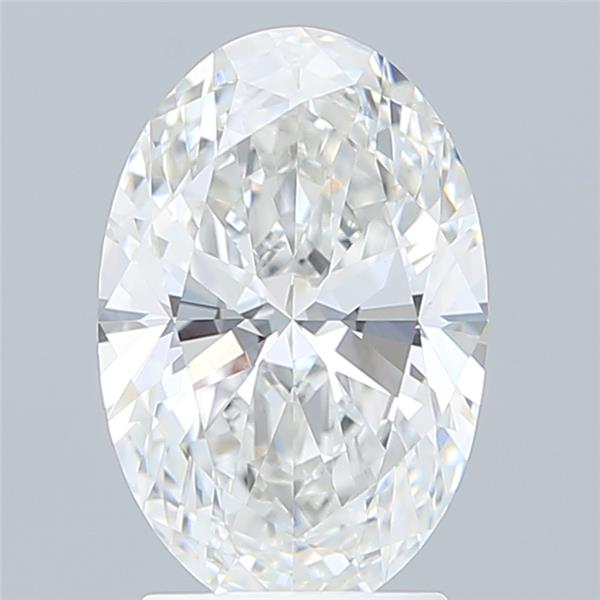 2.50 ct. oval Lab Grown Diamond front image