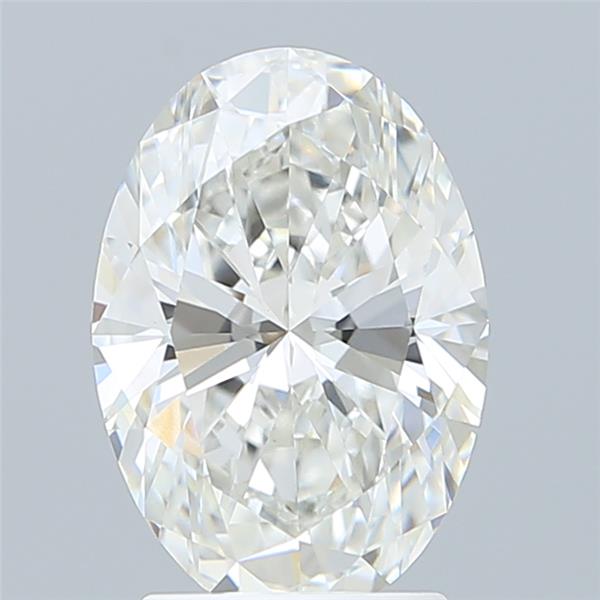 2.55 ct. oval Lab Grown Diamond front image