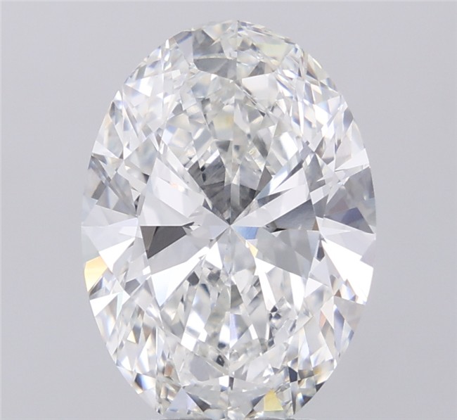 6.02 ct. oval Lab Grown Diamond front image