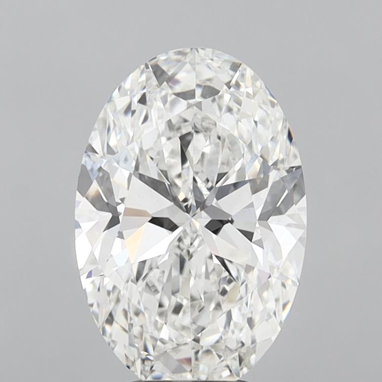 5.56 ct. oval Lab Grown Diamond front image