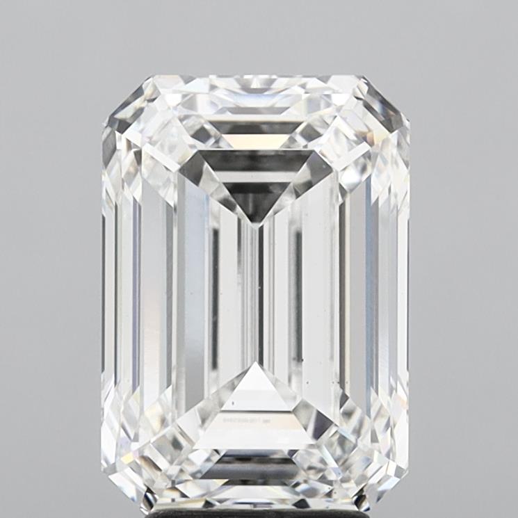 5.50 ct. emerald Lab Grown Diamond front image