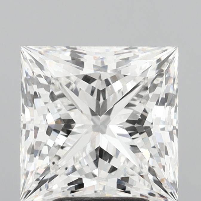 4.10 ct. princess Lab Grown Diamond front image