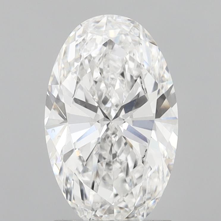 2.00 ct. oval Lab Grown Diamond front image