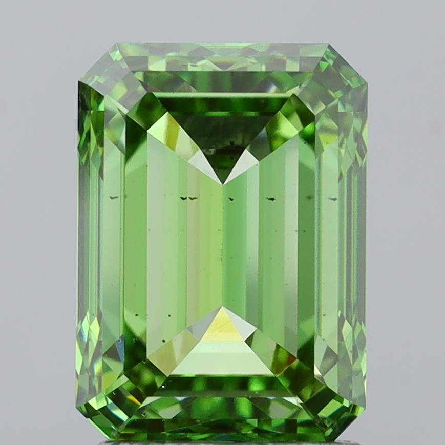 3.01 ct. emerald Lab Grown Diamond front image