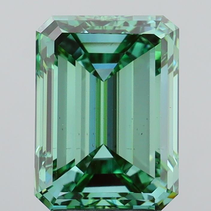 5.02 ct. emerald Lab Grown Diamond front image