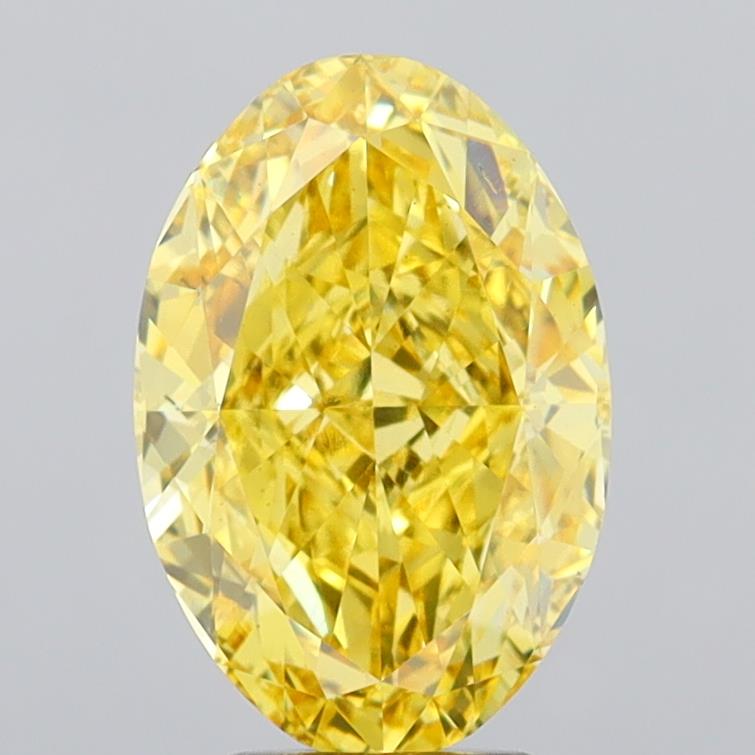 5.11 ct. oval Lab Grown Diamond front image