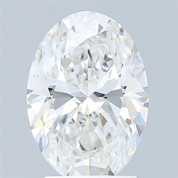 2.60 ct. oval Lab Grown Diamond front image