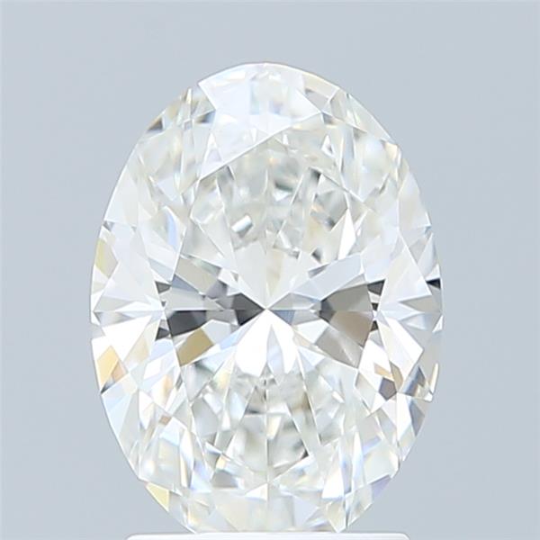 2.10 ct. oval Lab Grown Diamond front image