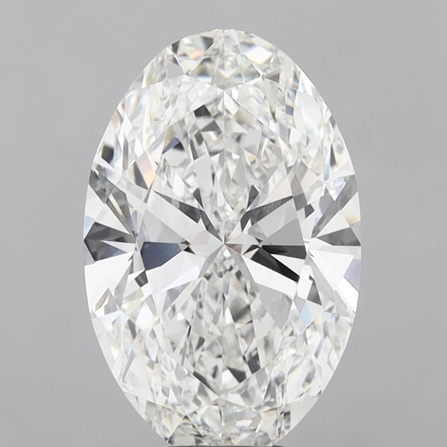 8.10 ct. oval Lab Grown Diamond front image
