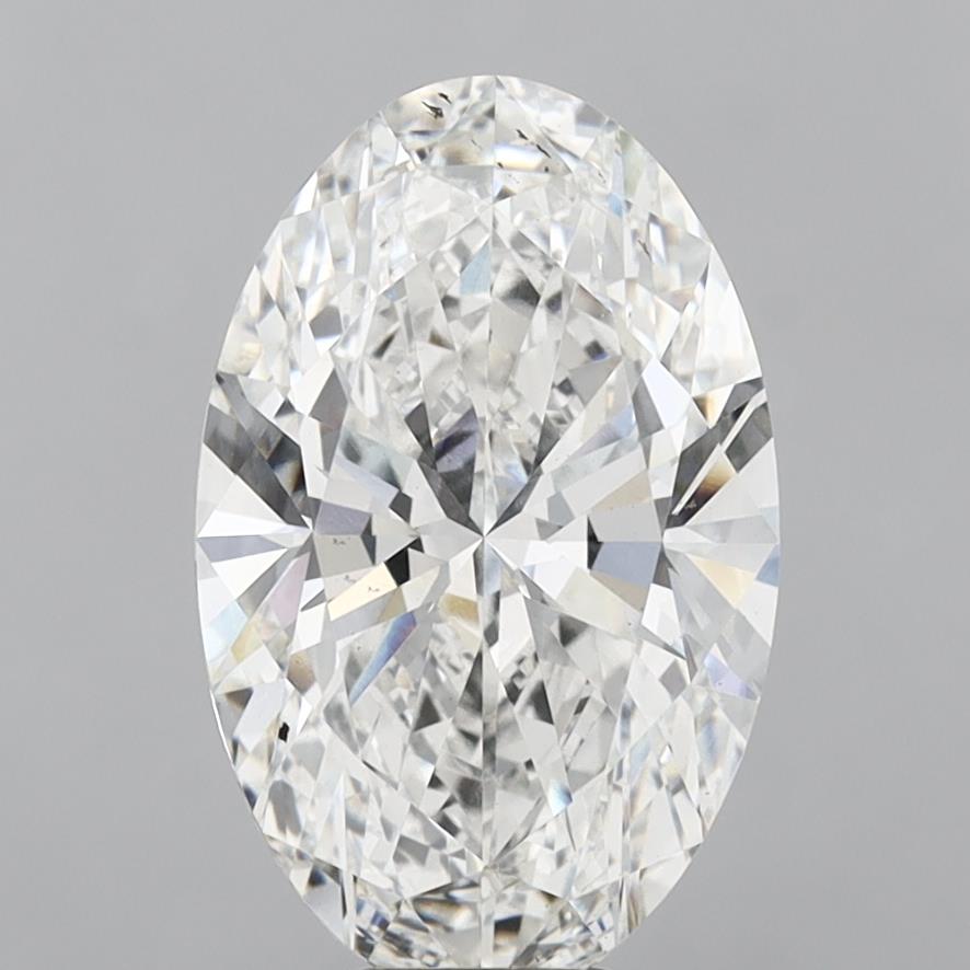 8.10 ct. oval Lab Grown Diamond front image