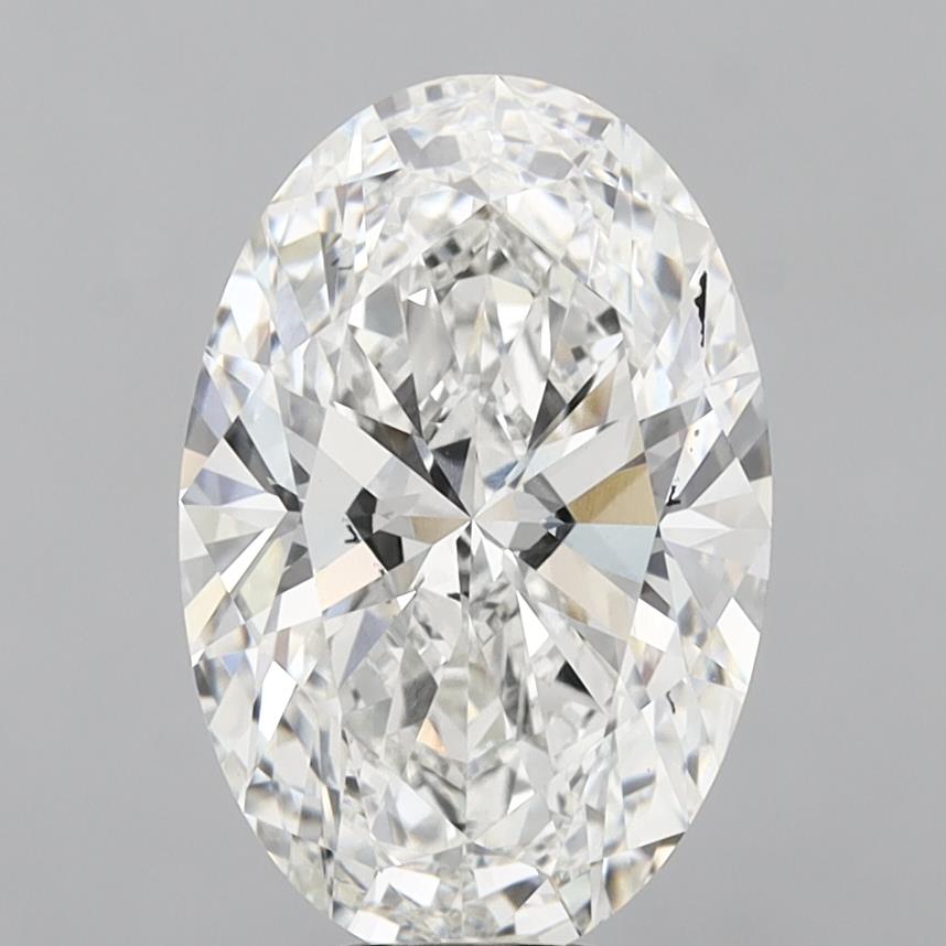 8.09 ct. oval Lab Grown Diamond front image