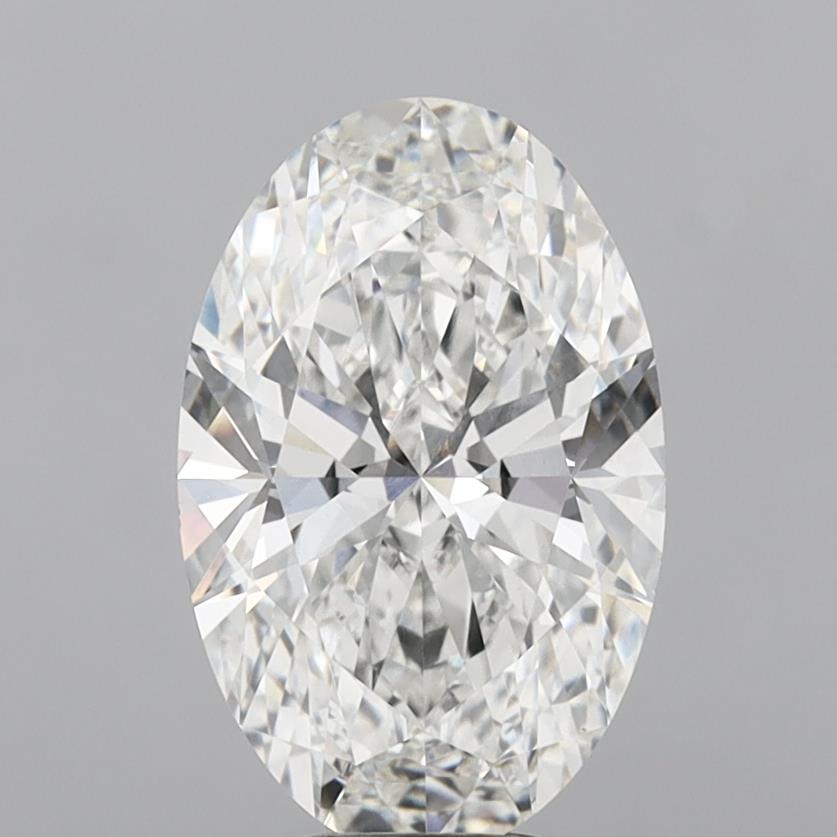 6.08 ct. oval Lab Grown Diamond front image