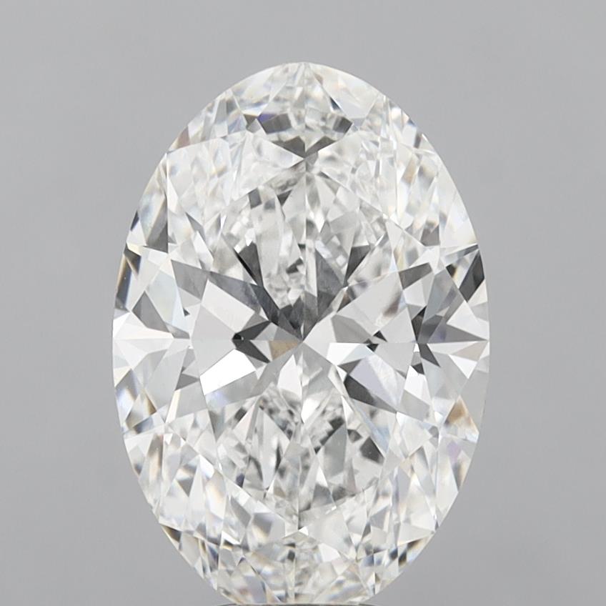 7.56 ct. oval Lab Grown Diamond front image