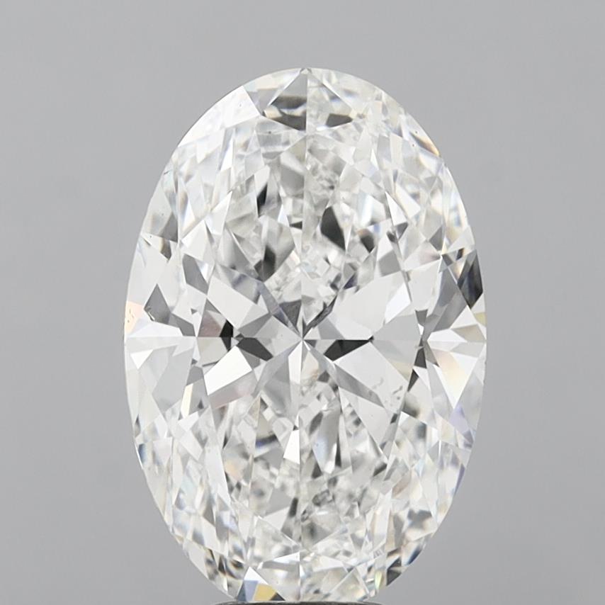 7.05 ct. oval Lab Grown Diamond front image