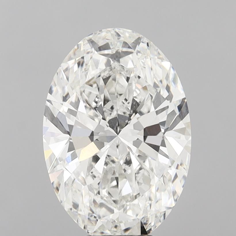 7.04 ct. oval Lab Grown Diamond front image